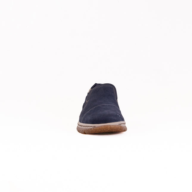 Clarks Orlene Slip (Women's) - Navy Nubuck