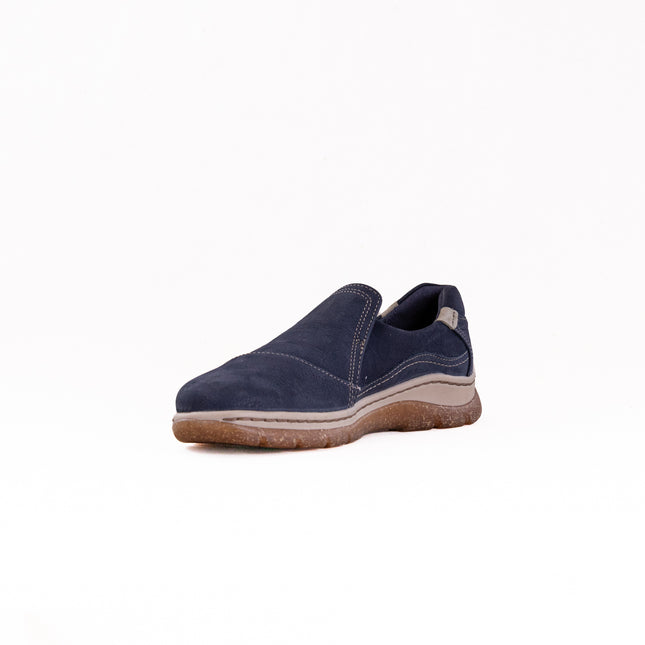 Clarks Orlene Slip (Women's) - Navy Nubuck