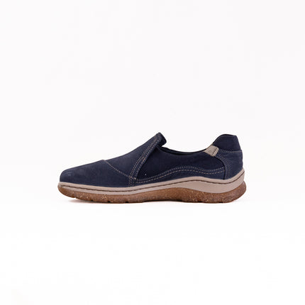 Clarks Orlene Slip (Women's) - Navy Nubuck
