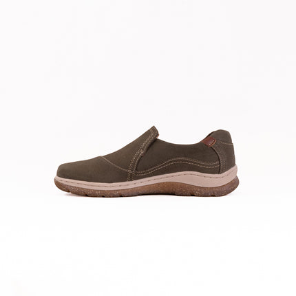 Clarks Orlene Slip (Women's) - Dark olive