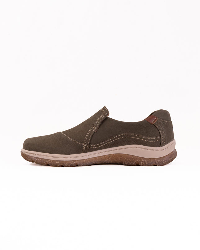 Clarks Orlene Slip (Women's) - Dark olive