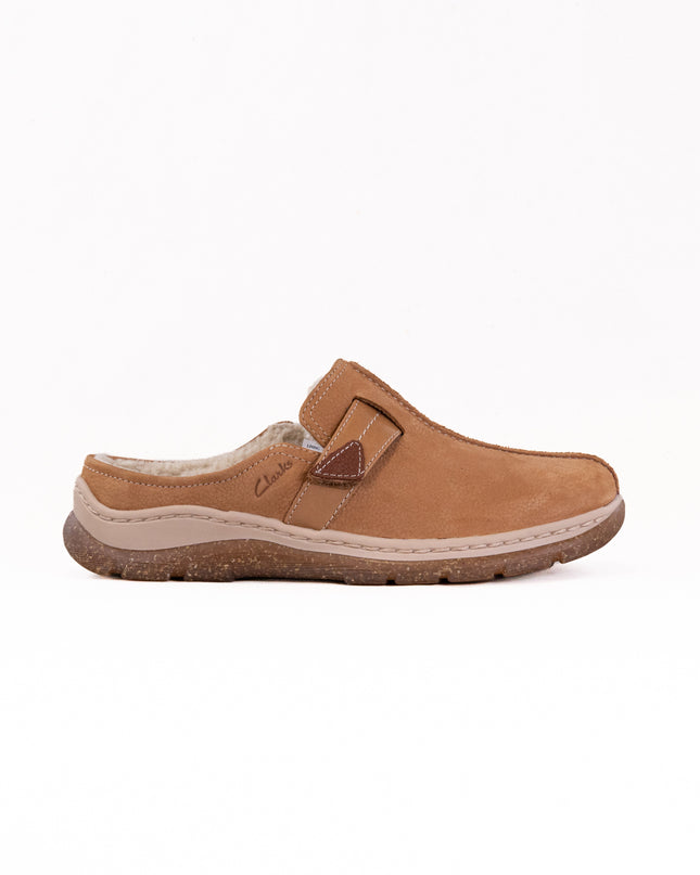Clarks Orlene Clog (Women's) - Tan Warmlined Leather