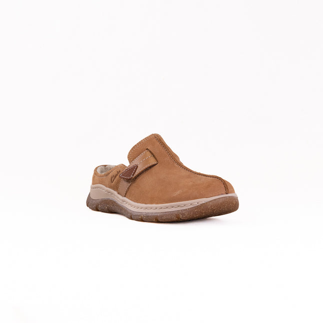 Clarks Orlene Clog (Women's) - Tan Warmlined Leather