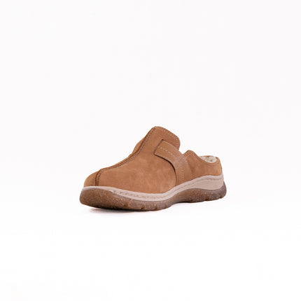 Clarks Orlene Clog (Women's) - Tan Warmlined Leather