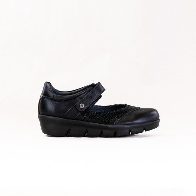 Wolky Lomita (Women's) - Smooth Leather Black