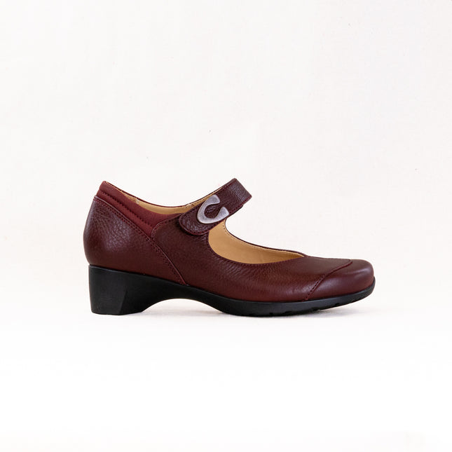 Wolky Chili Mary Jane (Women's) - Oxblood Leather Nubuck Combi