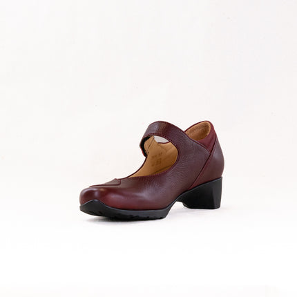 Wolky Chili Mary Jane (Women's) - Oxblood Leather Nubuck Combi