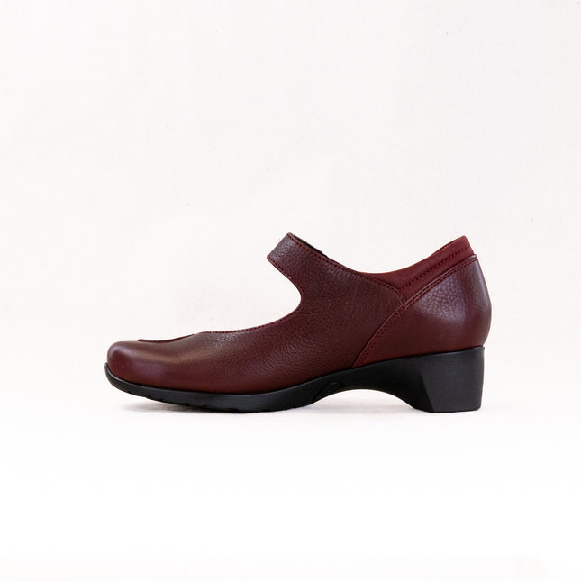 Wolky Chili Mary Jane (Women's) - Oxblood Leather Nubuck Combi