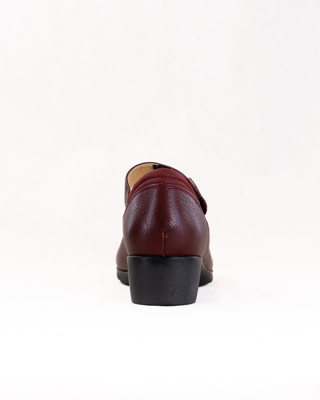 Wolky Chili Mary Jane (Women's) - Oxblood Leather Nubuck Combi