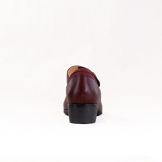 Wolky Chili Mary Jane (Women's) - Oxblood Leather Nubuck Combi
