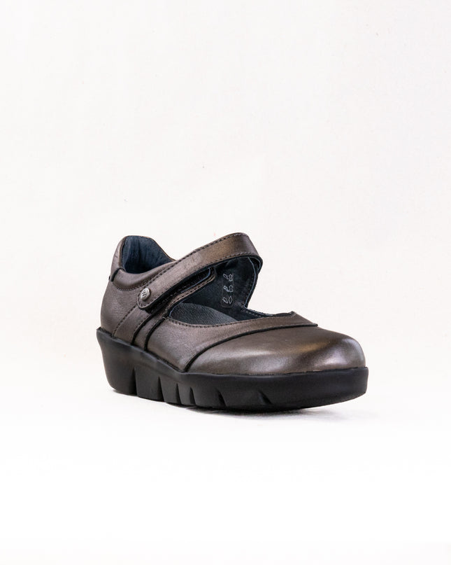 Wolky Lomita (Women's) - Smooth Leather Inox