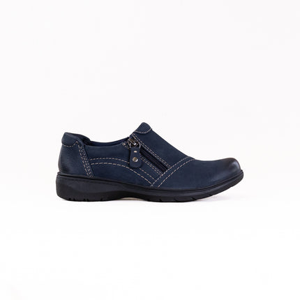 Clarks Carleigh Ray (Women's) - Navy Nubuck