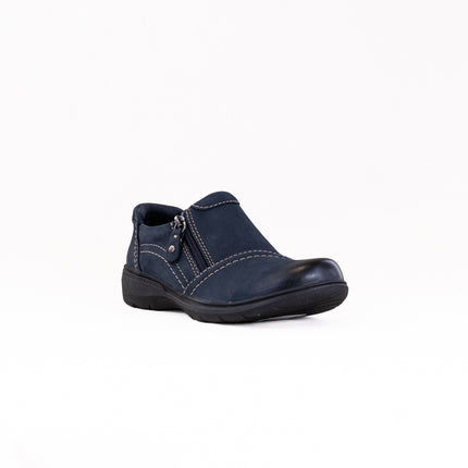 Clarks Carleigh Ray (Women's) - Navy Nubuck