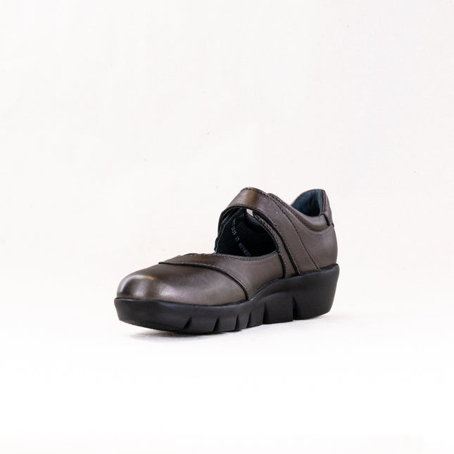 Wolky Lomita (Women's) - Smooth Leather Inox