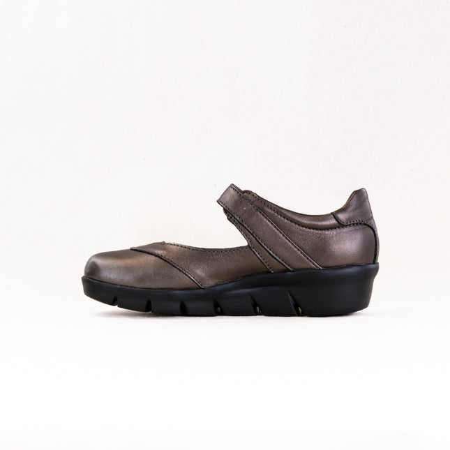 Wolky Lomita (Women's) - Smooth Leather Inox