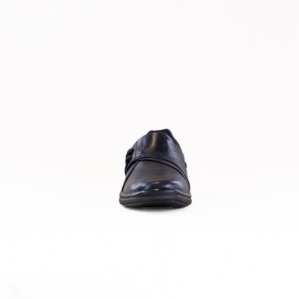 Clarks Lynell Slip (Women's) - Navy Leather