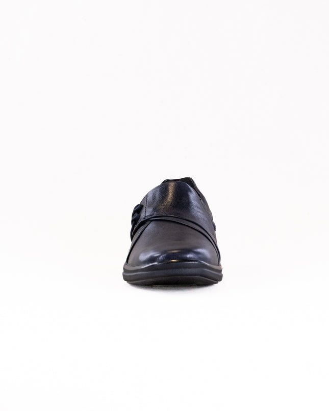 Clarks Lynell Slip (Women's) - Navy Leather