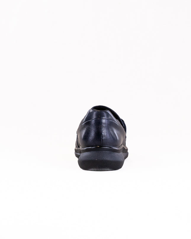 Clarks Lynell Slip (Women's) - Navy Leather