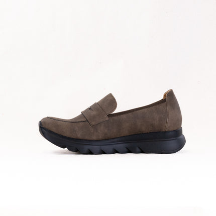 Wolky Snoafer F2F (Women's) - Taupe Stretch