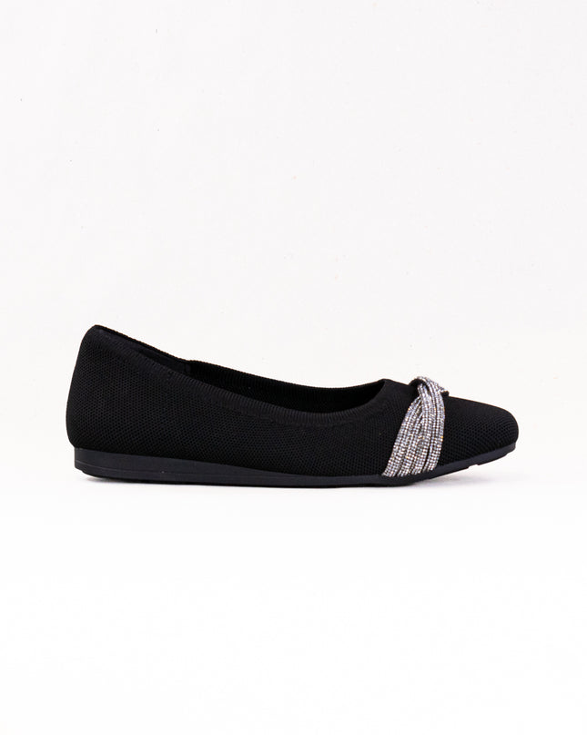 Ros Hommerson Nissa (Women's) - Black Knit Rhinestone