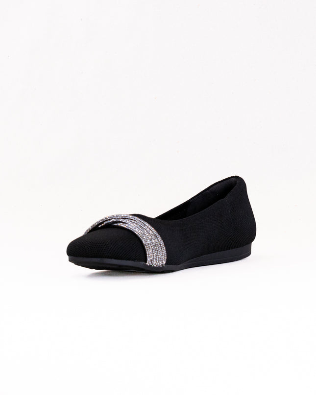 Ros Hommerson Nissa (Women's) - Black Knit Rhinestone
