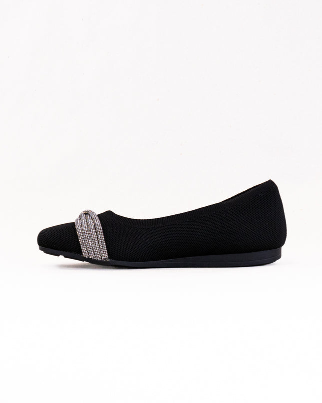 Ros Hommerson Nissa (Women's) - Black Knit Rhinestone