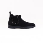 6 / MEDIUM / BLACK KNIT STUDS