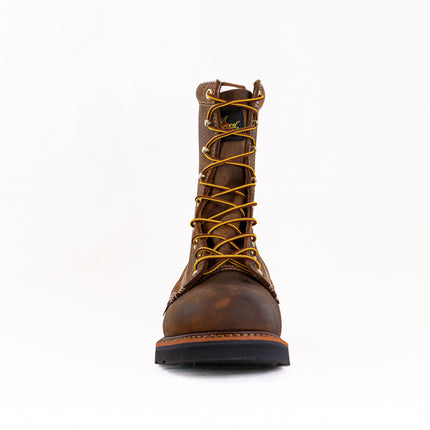Thorogood 8" American Heritage Plain Toe Maxwear Wedge (Men's) - Crazy Horse Leather (Copy)