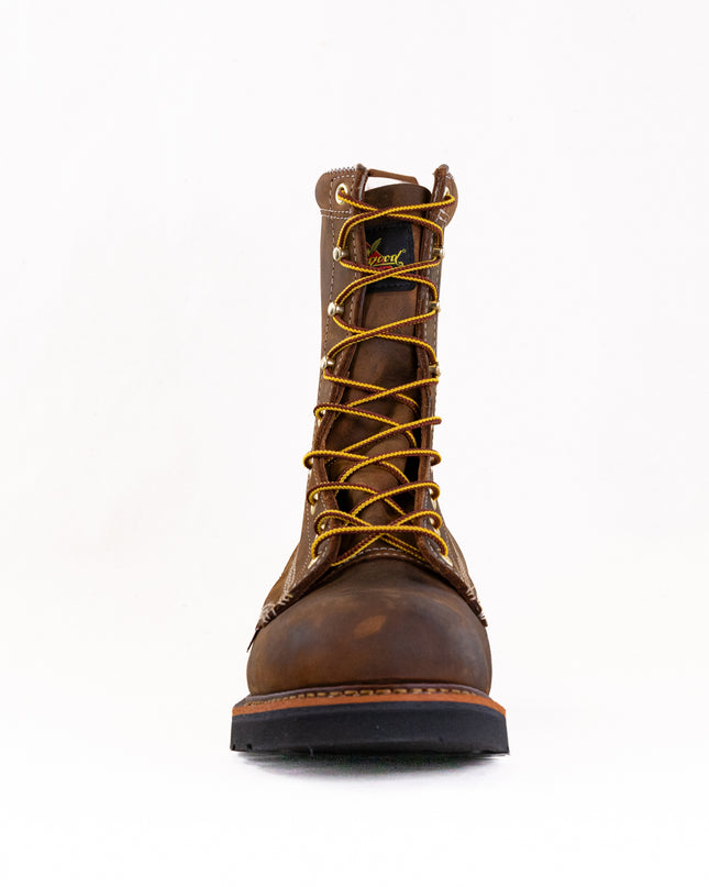Thorogood 8" American Heritage Plain Toe Maxwear Wedge (Men's) - Crazy Horse Leather (Copy)