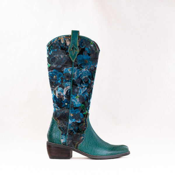 ウアボーテ　peau a beaute LL L'Artiste Rodeoqueen Boot (Women's) - Turquoise Multi – Chiappetta