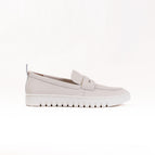 5 / MEDIUM / WHITE CREME LEATHER
