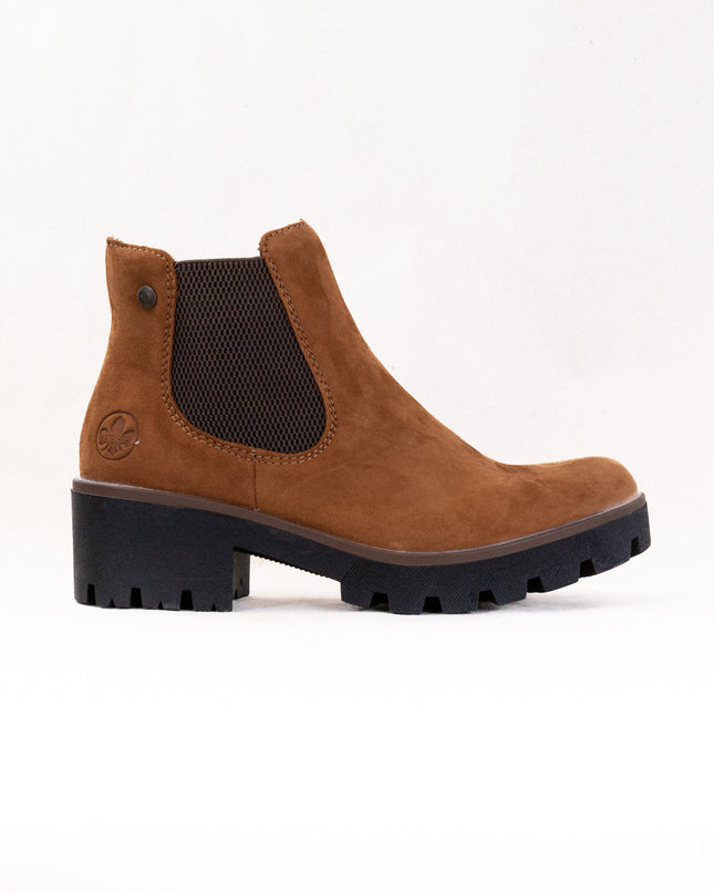 Rieker 79265 Amalia Boot (Women's) - Brown Goat Suede