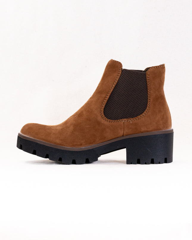 Rieker 79265 Amalia Boot (Women's) - Brown Goat Suede