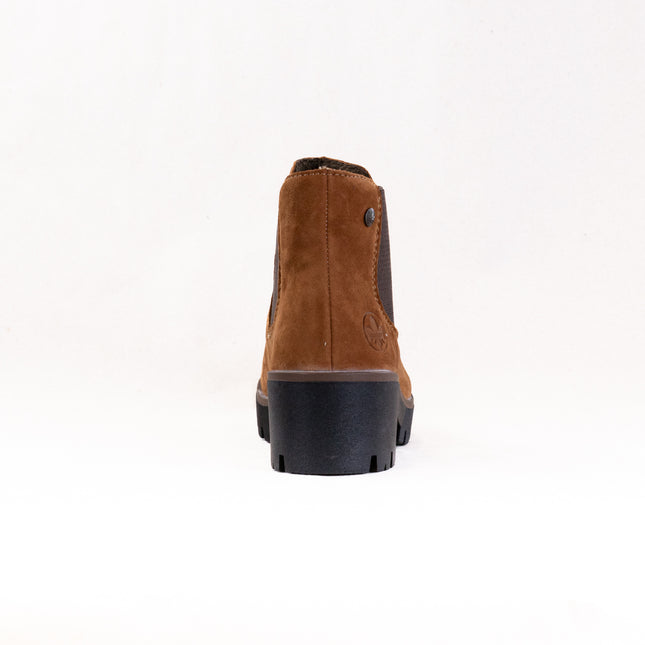 Rieker 79265 Amalia Boot (Women's) - Brown Goat Suede