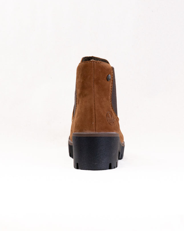Rieker 79265 Amalia Boot (Women's) - Brown Goat Suede