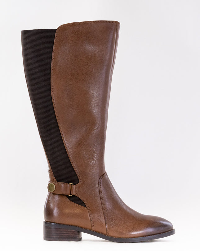 Salvia Nan Tall Boot (Women's) - Tan Calf