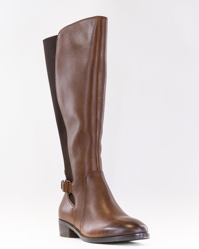 Salvia Nan Tall Boot (Women's) - Tan Calf