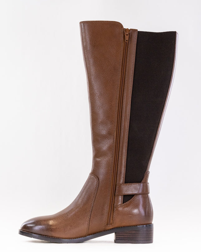 Salvia Nan Tall Boot (Women's) - Tan Calf