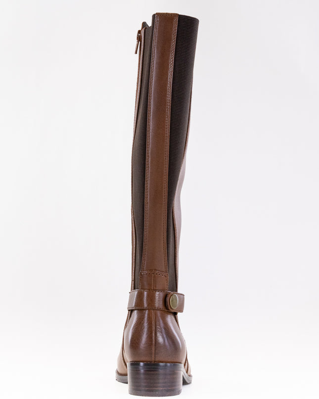 Salvia Nan Tall Boot (Women's) - Tan Calf