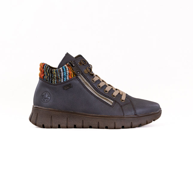 Rieker N1305 (Women's) - Basalt/Orange Multi/Basalt