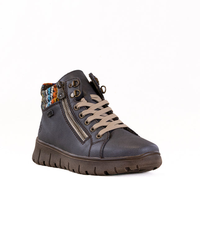 Rieker N1305 (Women's) - Basalt/Orange Multi/Basalt