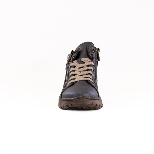 Rieker N1305 (Women's) - Basalt/Orange Multi/Basalt