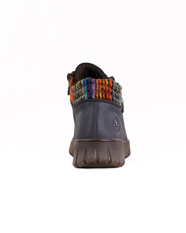 Rieker N1305 (Women's) - Basalt/Orange Multi/Basalt