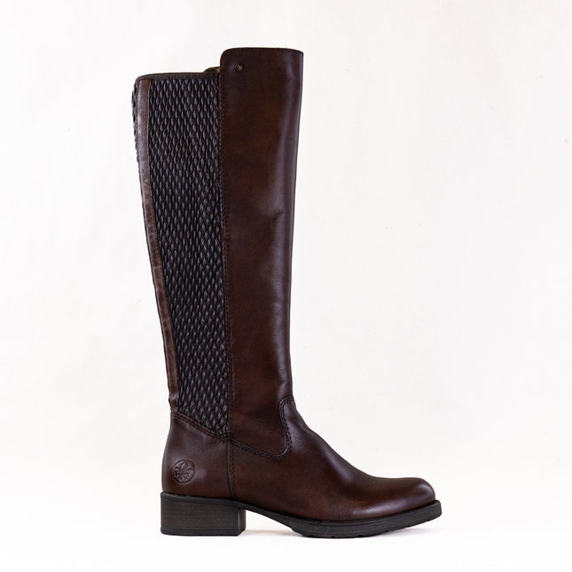 Rieker Z9591 Faith 91 (Women's) - Ebony/Moro/Chestnut