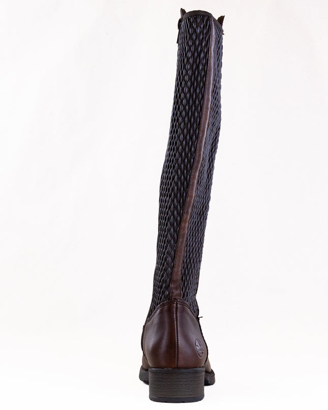 Rieker Z9591 Faith 91 (Women's) - Ebony/Moro/Chestnut