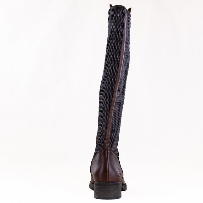 Rieker Z9591 Faith 91 (Women's) - Ebony/Moro/Chestnut