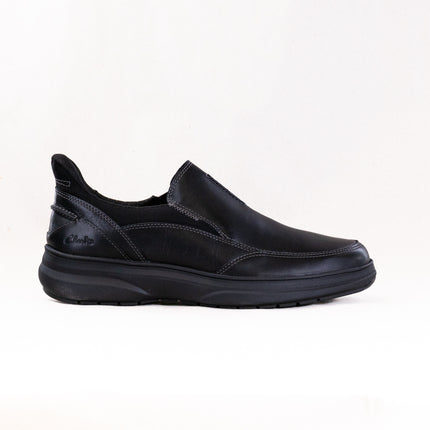 Clarks Mullen Step (Men's) - Black Leather