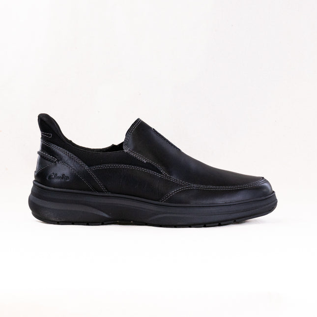 Clarks Mullen Step (Men's) - Black Leather