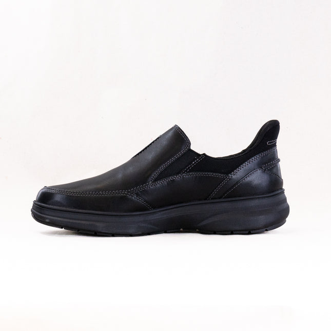 Clarks Mullen Step (Men's) - Black Leather