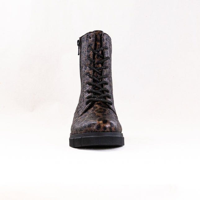 Ara Tourmaline (Women's) - Black W/ Leopard Accent